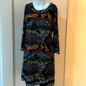 BCBGMAXAZRIA dress with quarter length sleeves